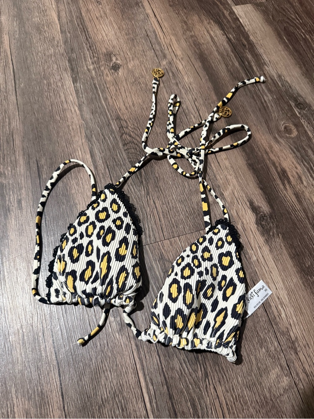 🐆✨ Luli Fama Leopard Print Bikini Top ✨🐆